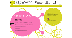 Desktop Screenshot of 2012.ictdays.it